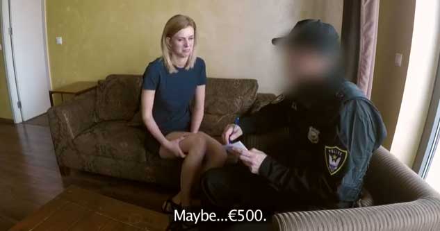 Steffany - Robbery Leads to Hotel Sex for Cop