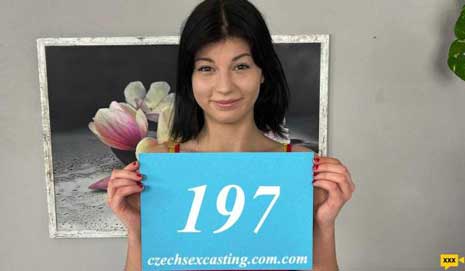 It might be the first time this amazing Czech Nessie Blue 197 darling shoots a porn casting but she surely knows her way around hard cock.